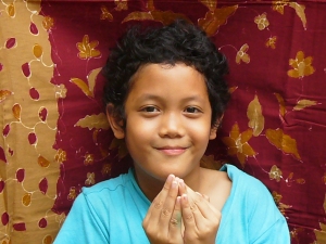 Alif yang Jenaka (Foto: Swary Utami Dewi, Februari 2009)